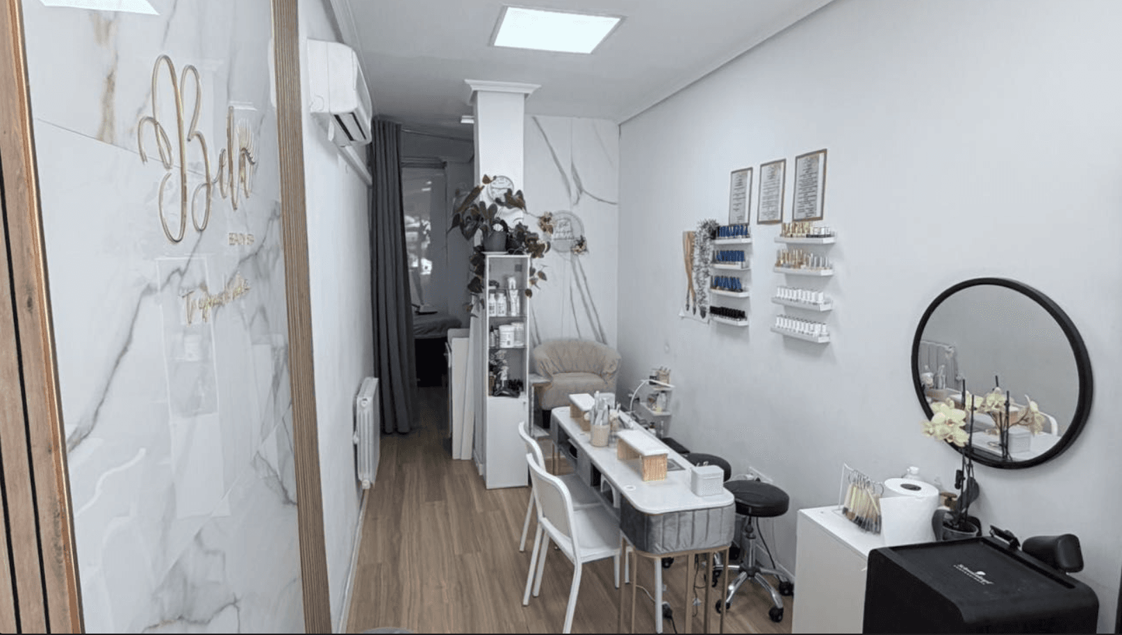 Interior de Bela Beauty Spa